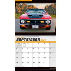 Ford Mustang 2027 Deluxe FOIL Wall Calendar - Image 4