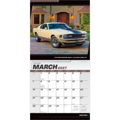Ford Mustang 2027 Square FOIL Wall Calendar - Image 3