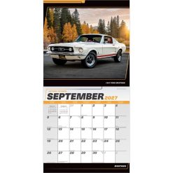 Ford Mustang 2027 Square FOIL Wall Calendar - Image 4