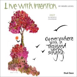 Live with Intention 2027 Square Brush Dance Wall Calendar