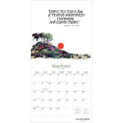 Live with Intention 2027 Square Brush Dance Wall Calendar - Image 3