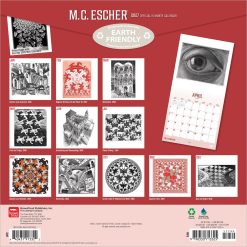 Alternative view of M.C. Escher 2027 Square Wall Calendar