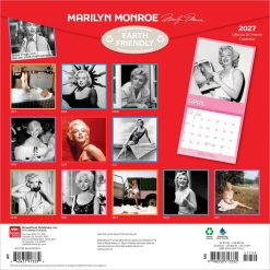 Alternative view of Marilyn Monroe 2027 Square FOIL Wall Calendar