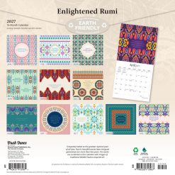 Alternative view of Enlightened Rumi 2027 Square Brush Dance Wall Calendar