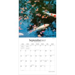 Japanese Gardens 2027 Square Brush Dance Wall Calendar - Image 4