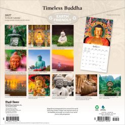 Alternative view of Timeless Buddha 2027 Square Brush Dance Wall Calendar