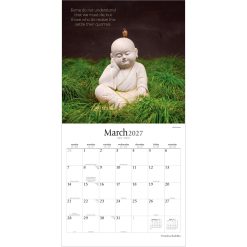 Timeless Buddha 2027 Square Brush Dance Wall Calendar - Image 3