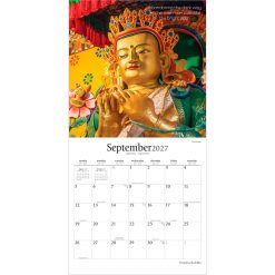 Timeless Buddha 2027 Square Brush Dance Wall Calendar - Image 4