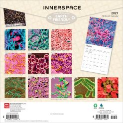 Alternative view of Microscopic World of Innerspace 2027 Square Wall Calendar