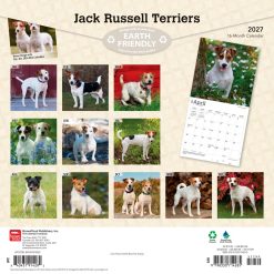 Alternative view of Jack Russell Terriers 2027 Square Wall Calendar