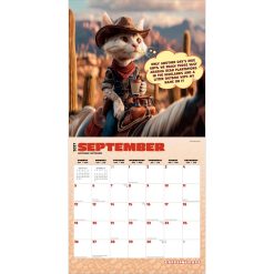Caffeine Cats 2027 Square Wall Calendar - Image 4