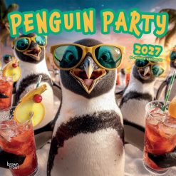 Penguin Party 2027 Square Wall Calendar