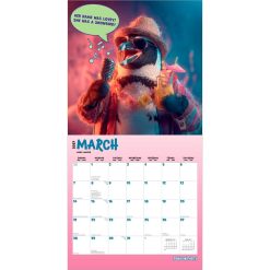 Penguin Party 2027 Square Wall Calendar - Image 3