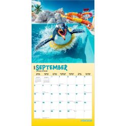 Penguin Party 2027 Square Wall Calendar - Image 4