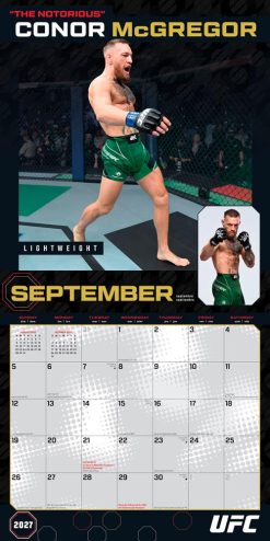 Ultimate Fighting Championship 'UFC Athletes' 2027 Square Wall Calendar - Image 4