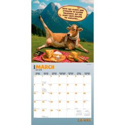 Zen Cows 2027 Square Wall Calendar - Image 3