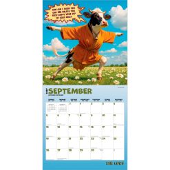 Zen Cows 2027 Square Wall Calendar - Image 4