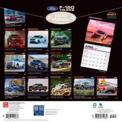 Alternative view of Ford F150 Trucks 2027 Square Wall Calendar