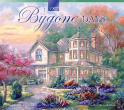 Bygone Days 2027 Linen Env Brush Dance FOIL Wall Calendar