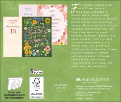Alternative view of Katie Daisy 2027 Boxed Desk Calendar