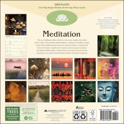 Alternative view of Meditation 2027 Square Wall Calendar
