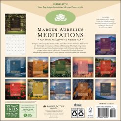 Alternative view of Marcus Aurelius Meditations 2027 Square Wall Calendar