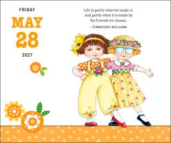 Mary Engelbreit's Happiness Is a Habit 2027 Boxed Desk Calendar - Image 3