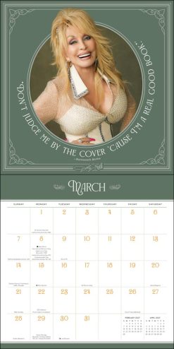 Dolly Parton 2027 Square Wall Calendar - Image 3
