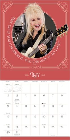 Dolly Parton 2027 Square Wall Calendar - Image 4
