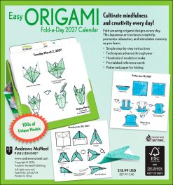 Alternative view of Easy Origami 2027 Fold-a-Day Boxed Desk Calendar