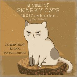 Year of Snarky Cats 2027 Square Wall Calendar