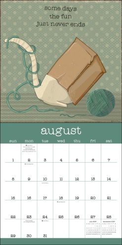 Year of Snarky Cats 2027 Square Wall Calendar - Image 3