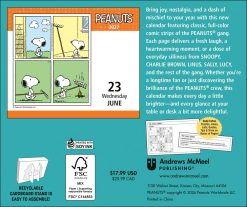 Alternative view of PEANUTS 2027 Boxed Desk Calendar