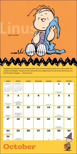 PEANUTS 2027 Square with Clings Wall Calendar - Image 3