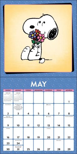 PEANUTS: SNOOPY 2027 Square Wall Calendar - Image 3