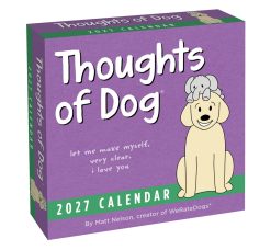 Thoughts of Dog 2027 Boxed Desk Calendar
