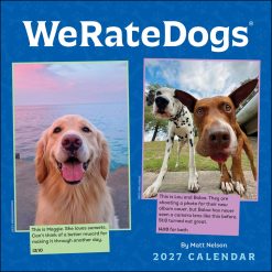 WeRateDogs 2027 Square Wall Calendar