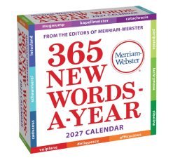 Merriam-Webster's 365 New Words-A-Year 2027 Boxed Desk Calendar