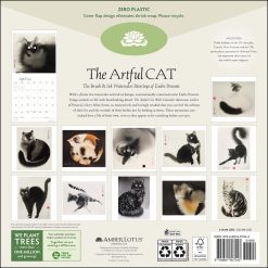 Alternative view of The Artful Cat 2027 Square Wall Calendar