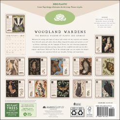 Alternative view of Woodland Wardens 2027 Square Wall Calendar