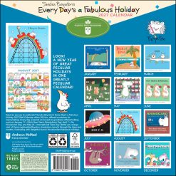Alternative view of Sandra Boynton's Every Day's a Fabulous Holiday 2027 Square Wall Calendar