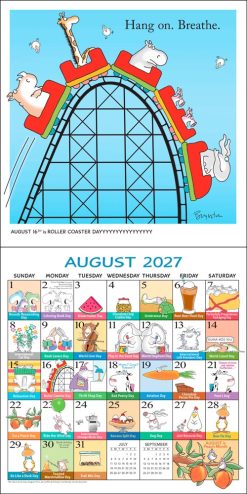 Sandra Boynton's Every Day's a Fabulous Holiday 2027 Square Wall Calendar - Image 3