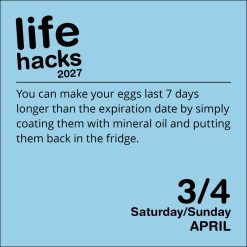 Life Hacks 2027 Boxed Desk Calendar - Image 5