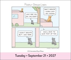 Poorly Drawn Lines 2027 Boxed Desk Calendar - Image 3