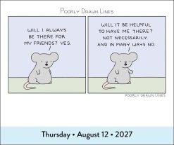 Poorly Drawn Lines 2027 Boxed Desk Calendar - Image 5