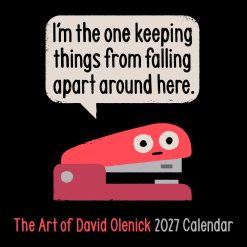 Art of David Olenick 2027 Square Wall Calendar