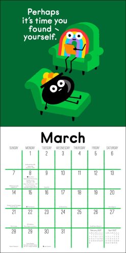 Art of David Olenick 2027 Square Wall Calendar - Image 3