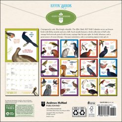 Alternative view of Effin' Birds 2027 Square Wall Calendar