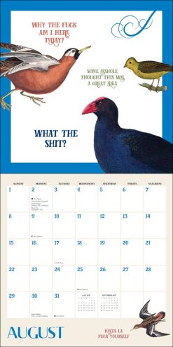 Effin' Birds 2027 Square Wall Calendar - Image 3