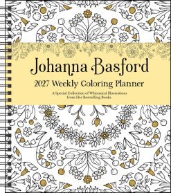 Johanna Basford 2027 Weekly Coloring Planner Diary